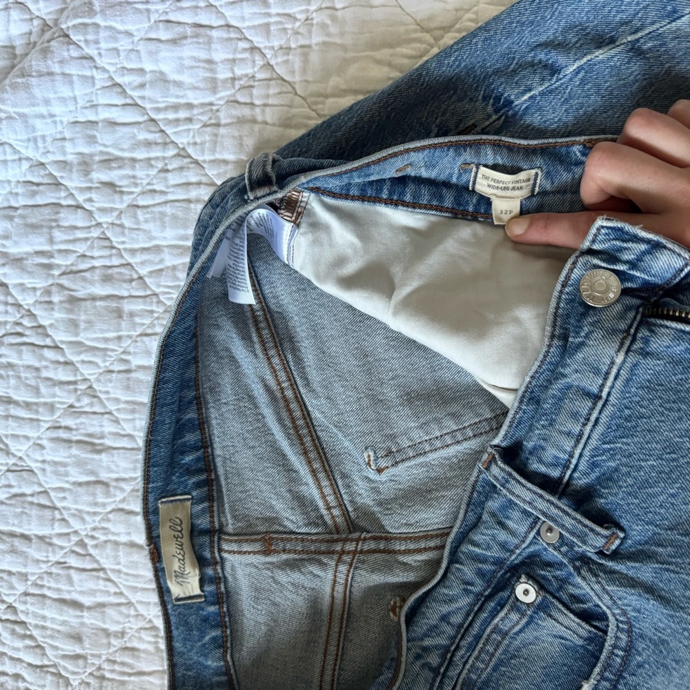 Madewell perfect vintage wide leg jeans - Picture 2 of 3